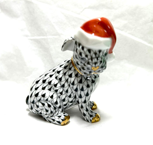 Santa Puppy Black