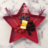 Patriotic Star Melamine 11 1/4" Plate, Red