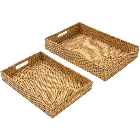 Handcrafted Rattan Tray
