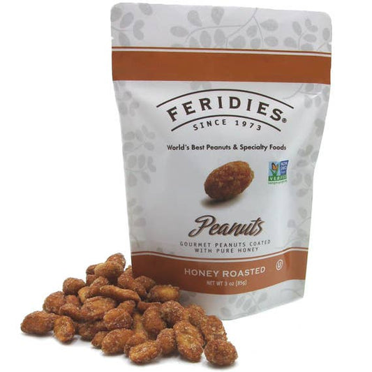 3oz Printed Barrier Bag Honey Roasted Virginia Peanuts