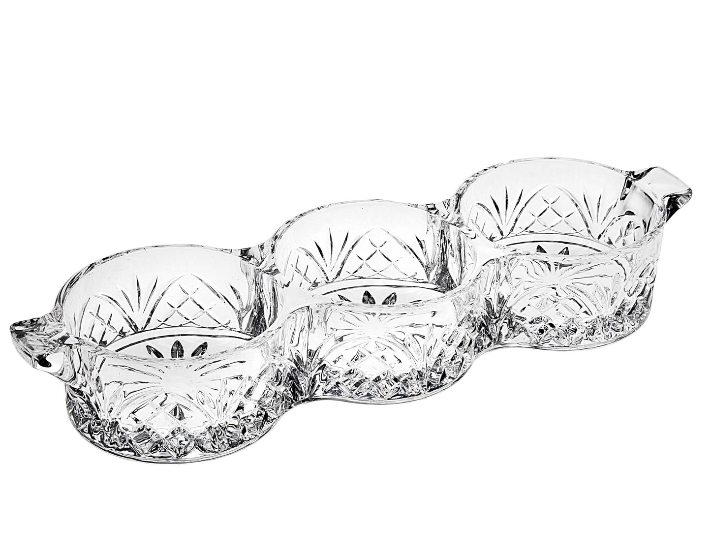 Crystal Triple Wine Bottle Coaster