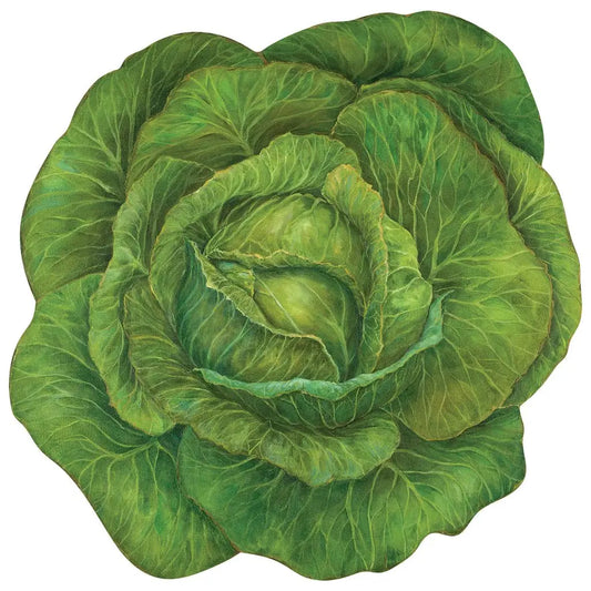 Die Cut Cabbage Placemat - 12 Sheets