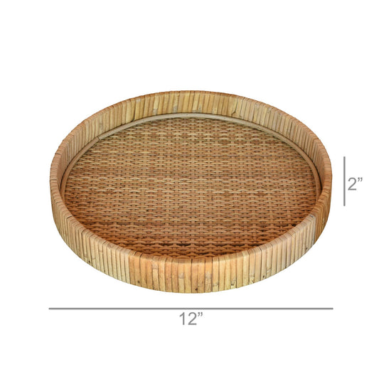 Medium Rattan Cayman Tray