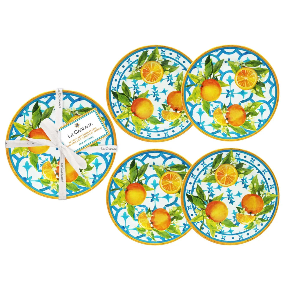 Valencia Appetizer Plates - S/4