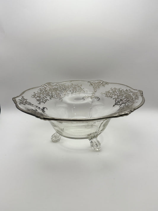 Sterling Overlay Centerpiece Bowl
