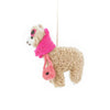 Diva Alpaca Felt Ornament