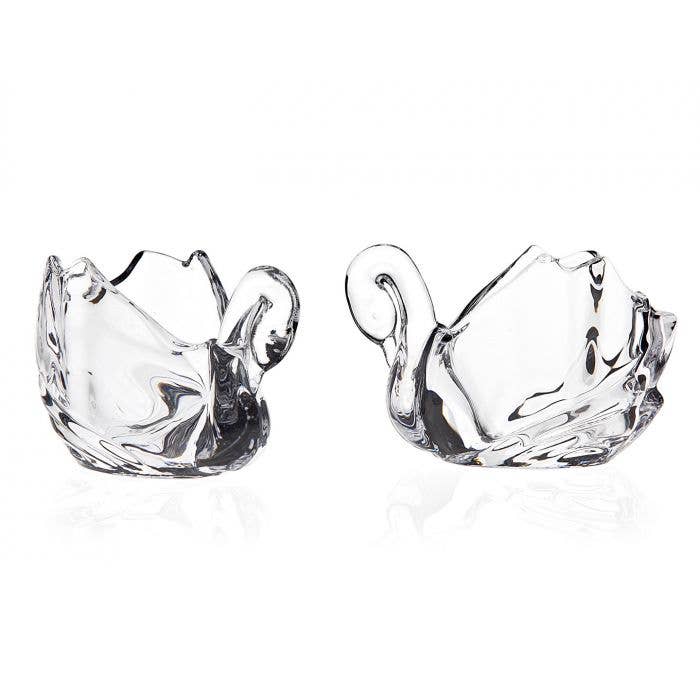 Pair of Swan Votives