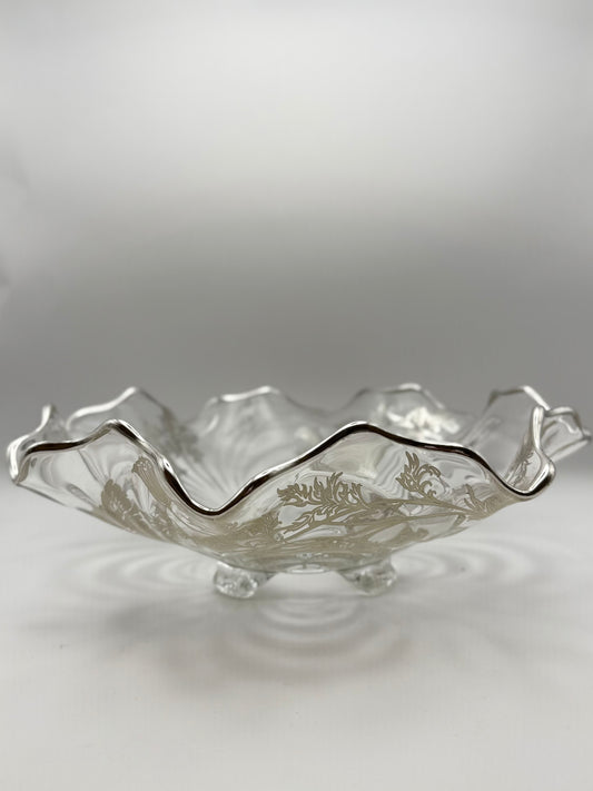 Sterling Overlay 11β Footed Bowl