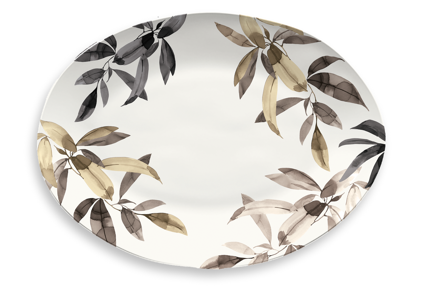 Bali Leaves Oval Platter