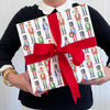 Continuous Roll Gift Wrap - Nutcrackers