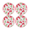 Cherry 6" Melamine Plate S/4