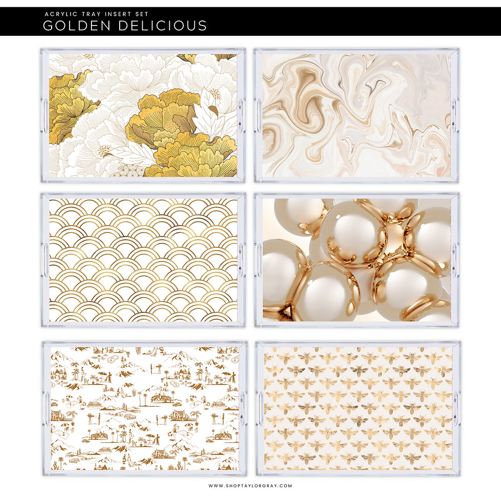 Acrylic Tray Insert 11x17 "Golden Delicious"