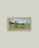 Abstract Landscape Framed Antique Art: 7x5