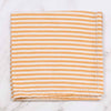 Madison Stripe Napkin - Orange/White S/6