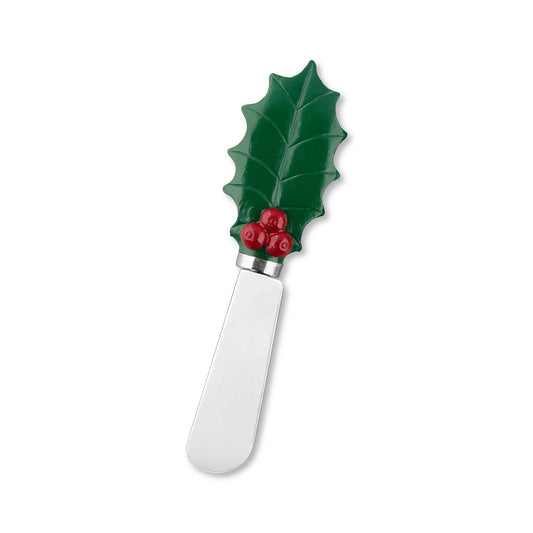 Holly Polyresin Cheese Spreader