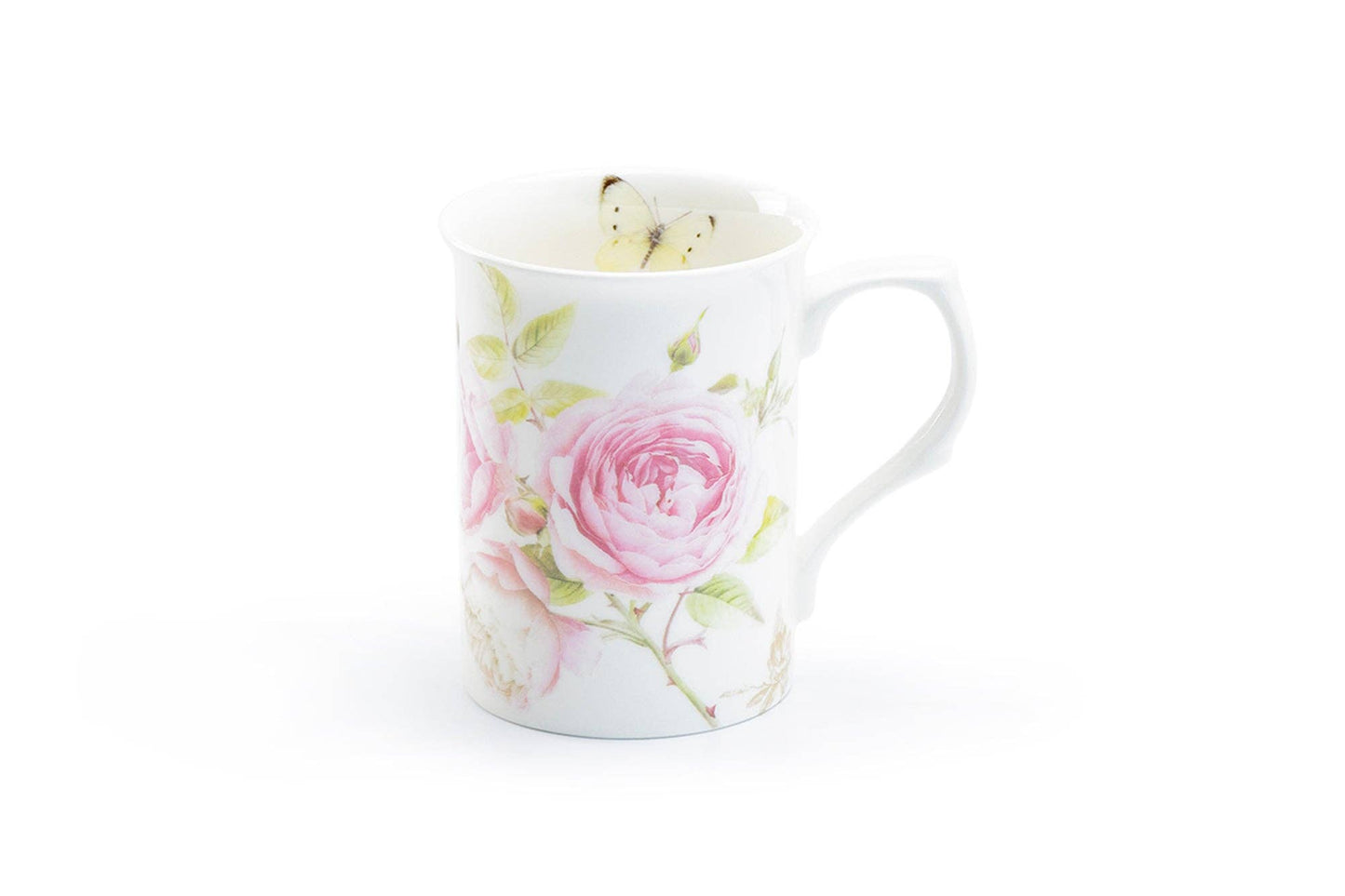 Beau Rose Butterfly - Bone China - 10oz Mug