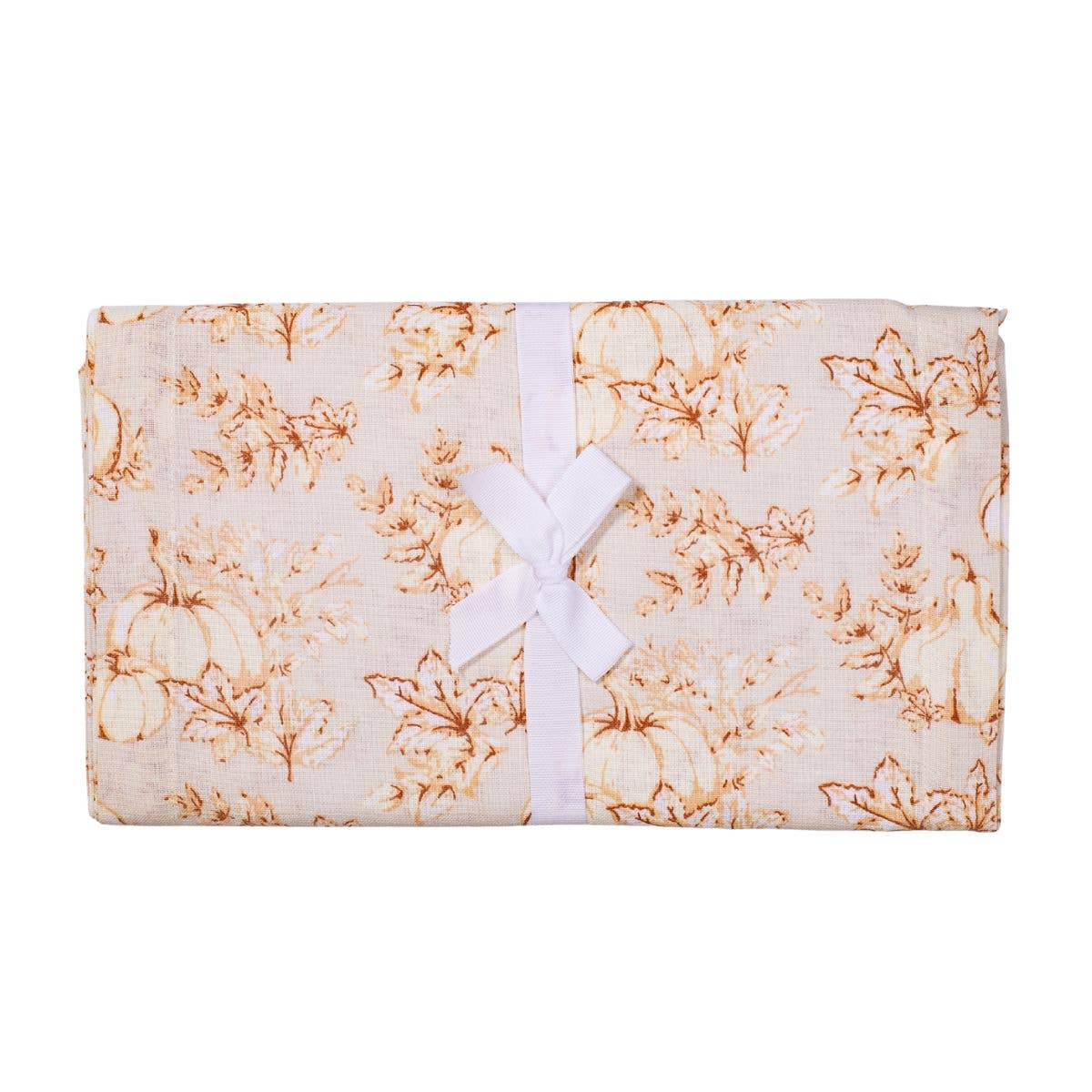 Harvest Toile Table Runner - 13"x90" - Turtledove
