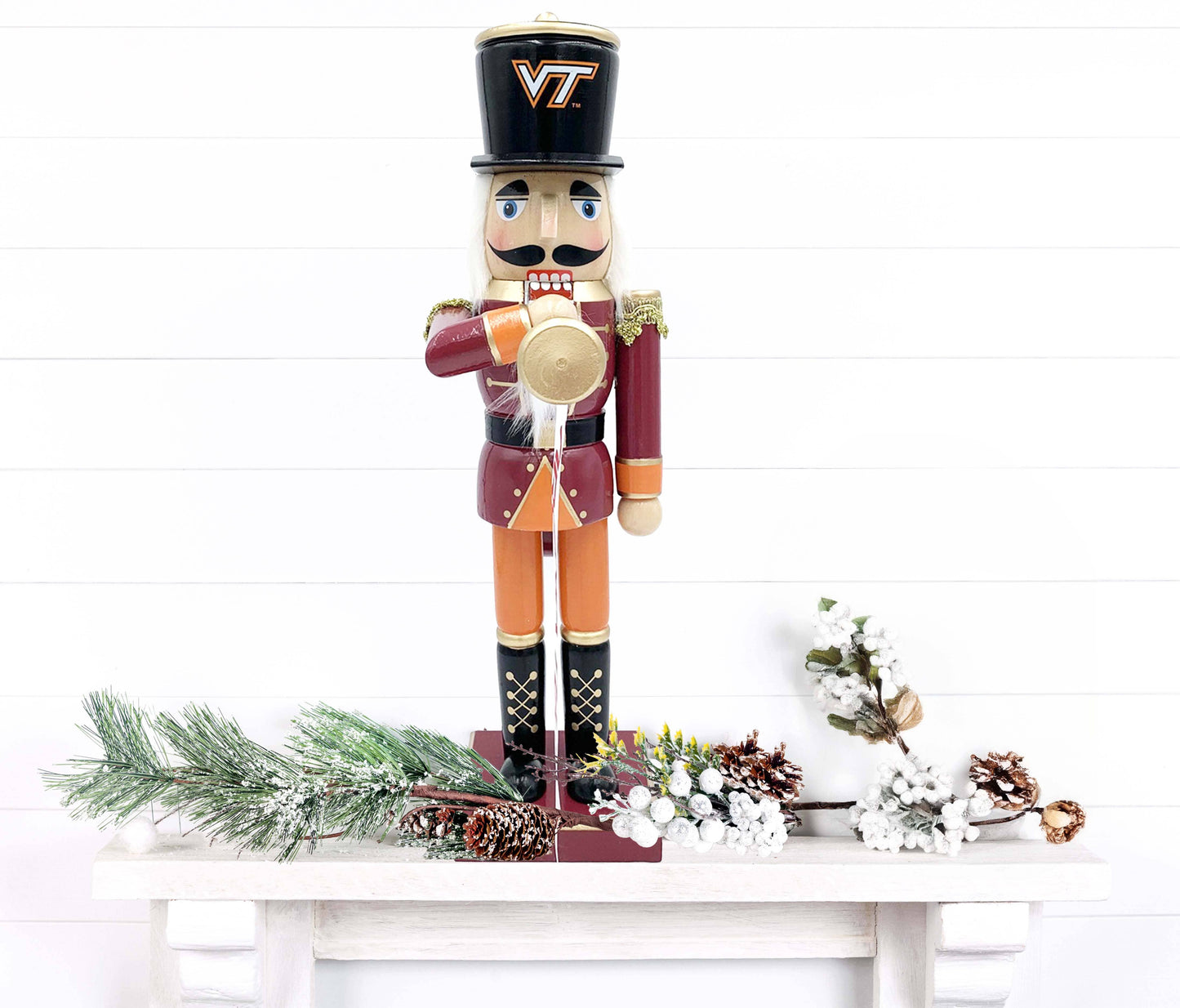 14" Virginia Tech Bugler Nutcracker