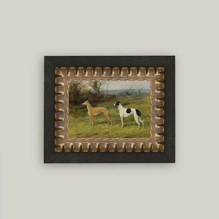 Greyhound Whippet Dogs Art - 5x7