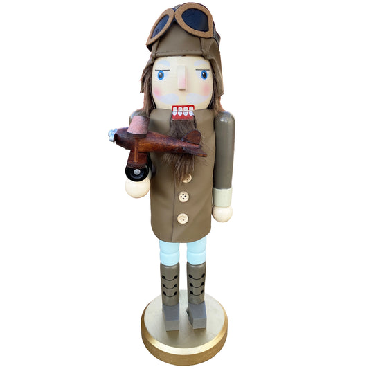 14" Aviator Nutcracker