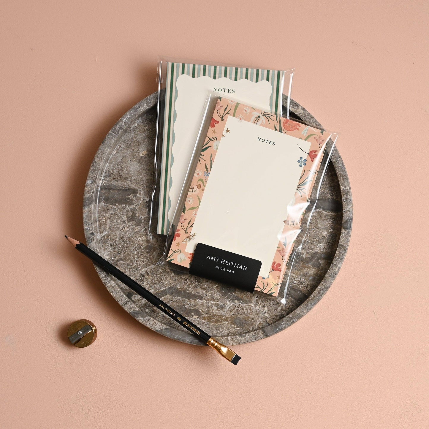 Stripes and Scallops Notepad