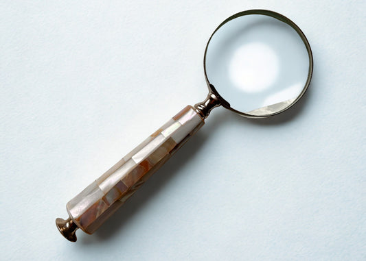 Magnifying Glass Mother Of Pearl Handle