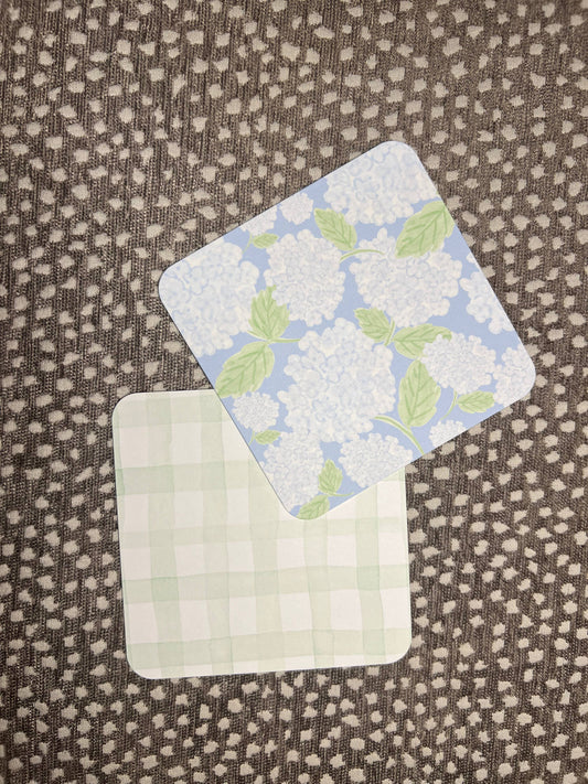 Hydrangea Paper Coasters