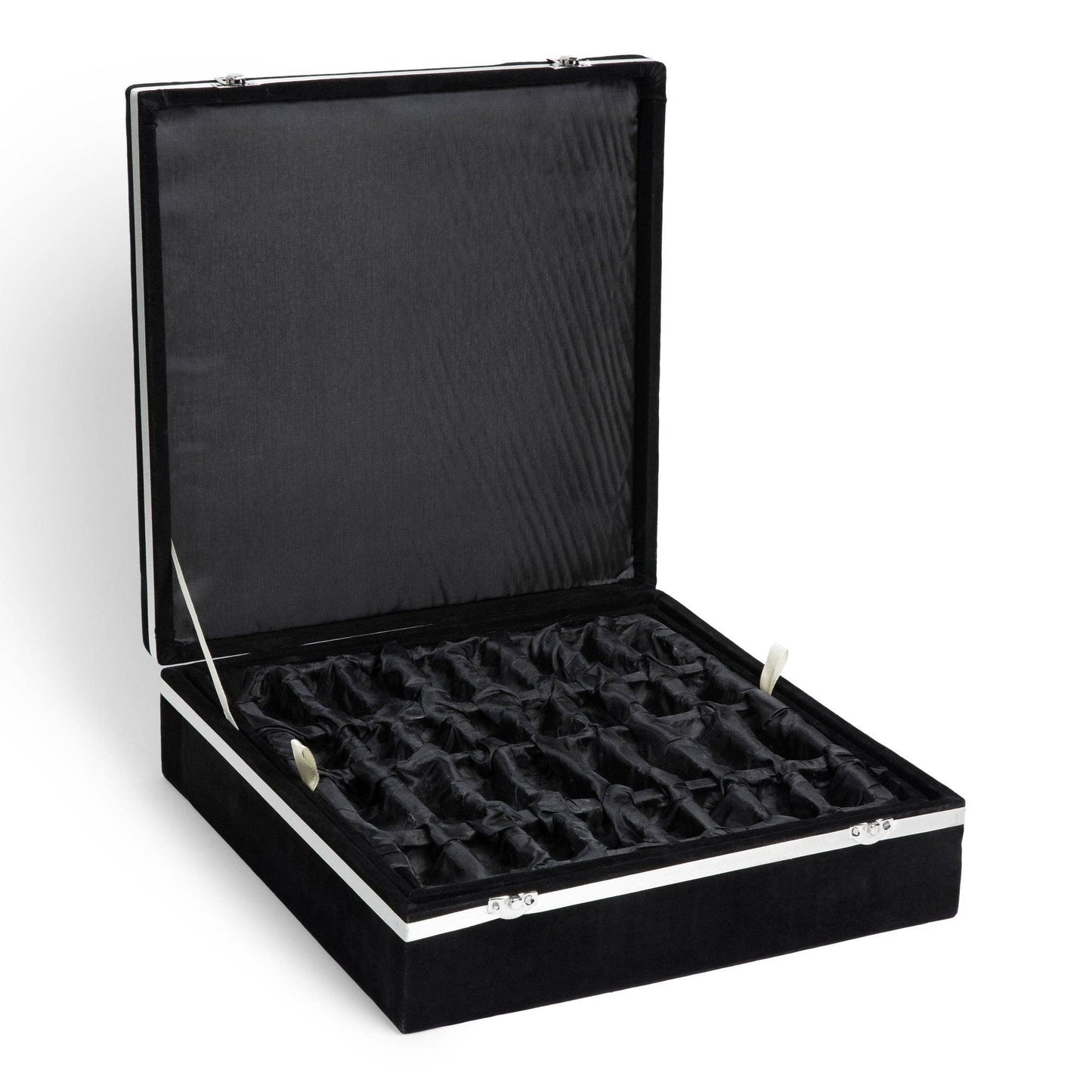 Marble & Onyx Chess Set w/ Velvet Storage Case