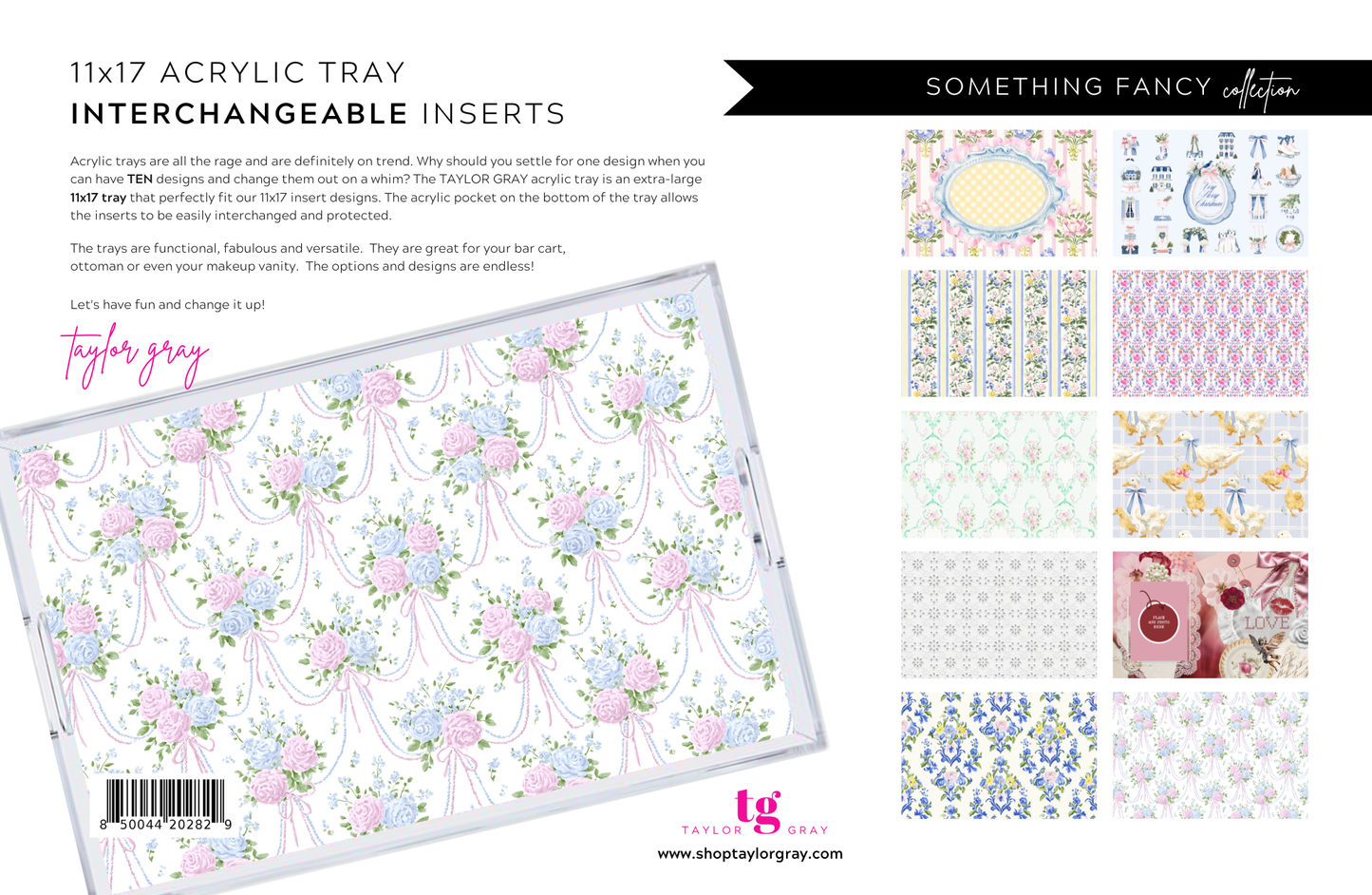 11x17 SOMETHING FANCY insert set of 10