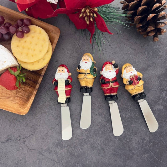 Ho Ho Ho Polyresin Cheese Spreader
