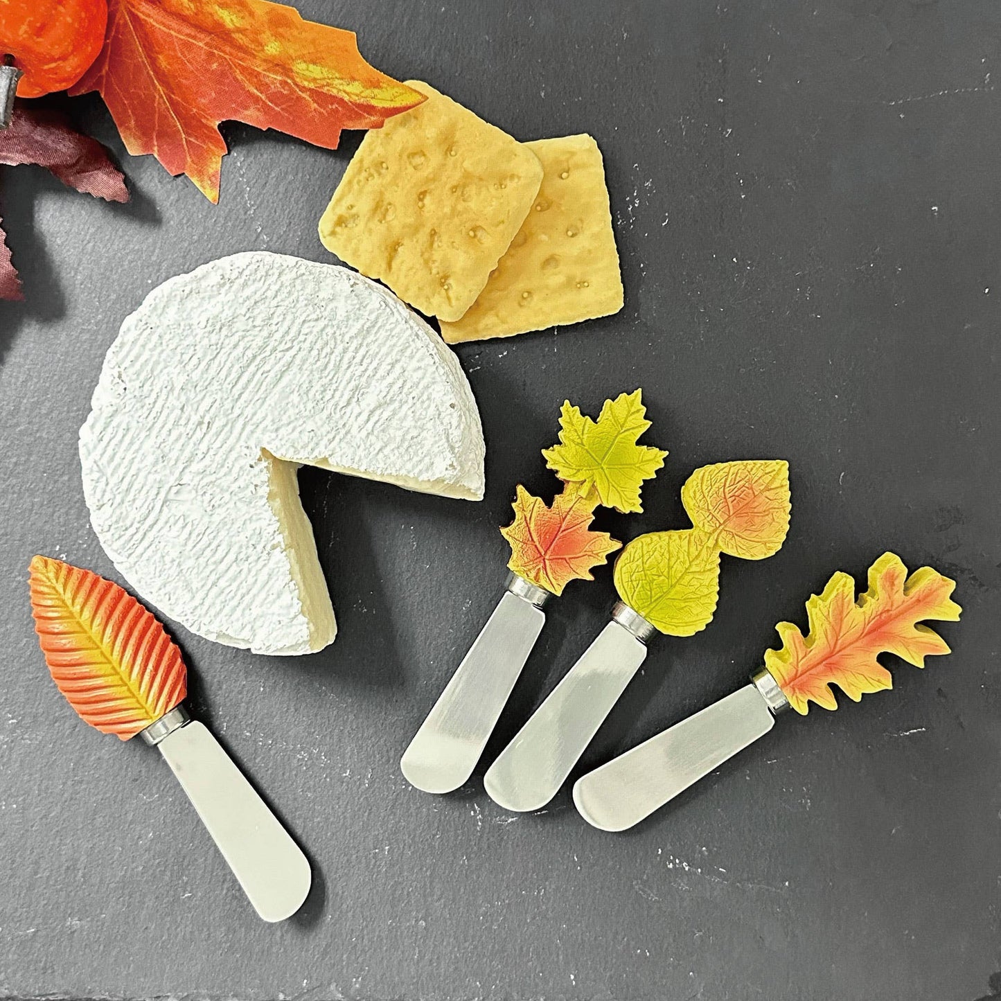 Fall Leaves Cheese Spreader