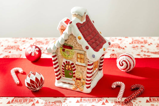 Gingerbread House Cookie Jar - Large