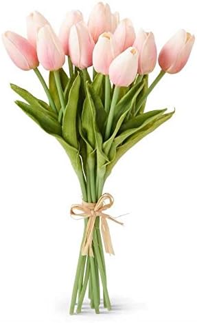 Pink Real Touch Mini Tulip Bouquet