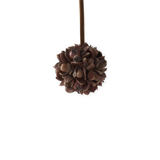 4.5" Pod Acorn & Rose Ball