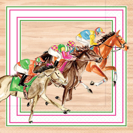Paper Cocktail Napkins 20 Ct Derby Rider