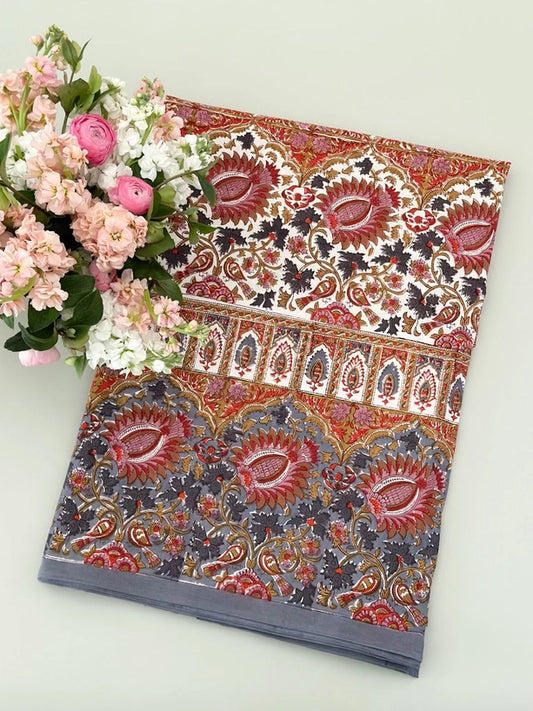 Fall Print Tablecloth 72x108