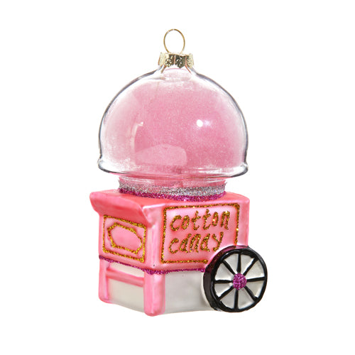 Cotton Candy Machine Ornament - 4"