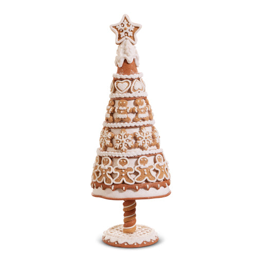 Gingerbread Cookie Tree - 14"H