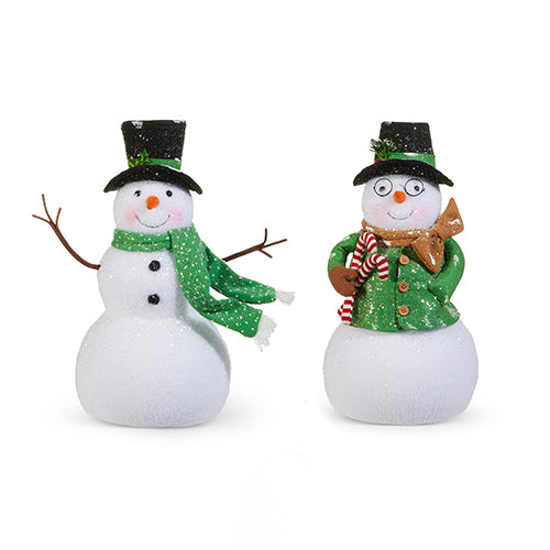 Woodland Snowman - 20"H - 2 Styles