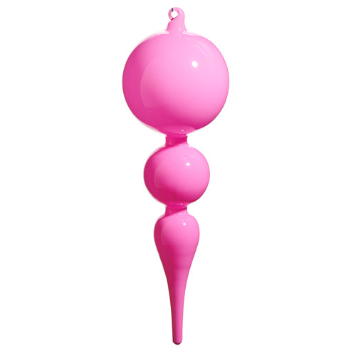 Bright Pink Finial Ornament - 10"
