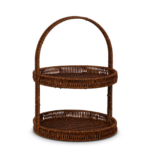 16.75" Natural Tiered Tray