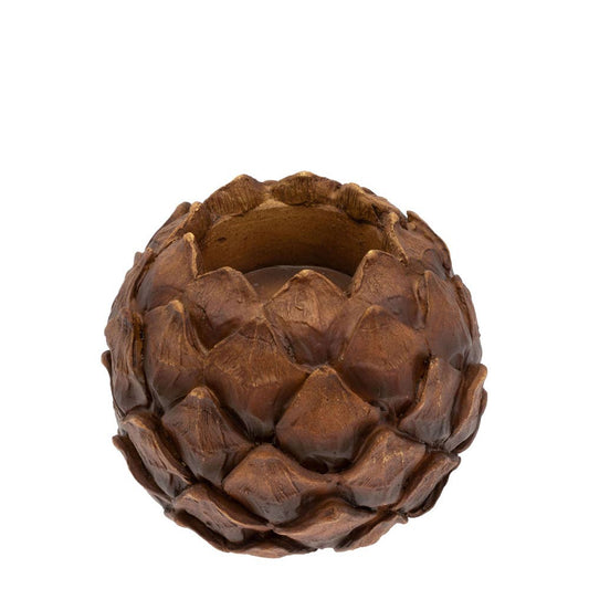 Short Natural Pinecone Tealight Holder