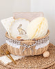 10" Light Brown Gingham Plate - QTY 8