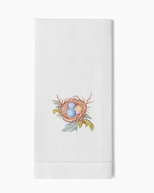 Nest Towel - Hand Embroidered