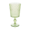 Victoria Green Acrylic Goblet, S/6