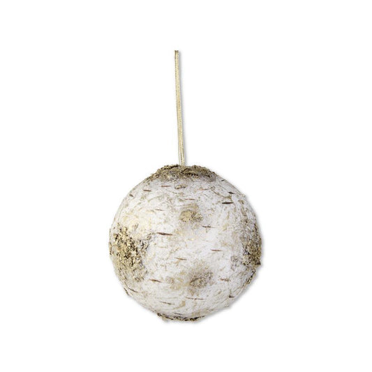 5.5" Gold Washed Birch Ball Ornament