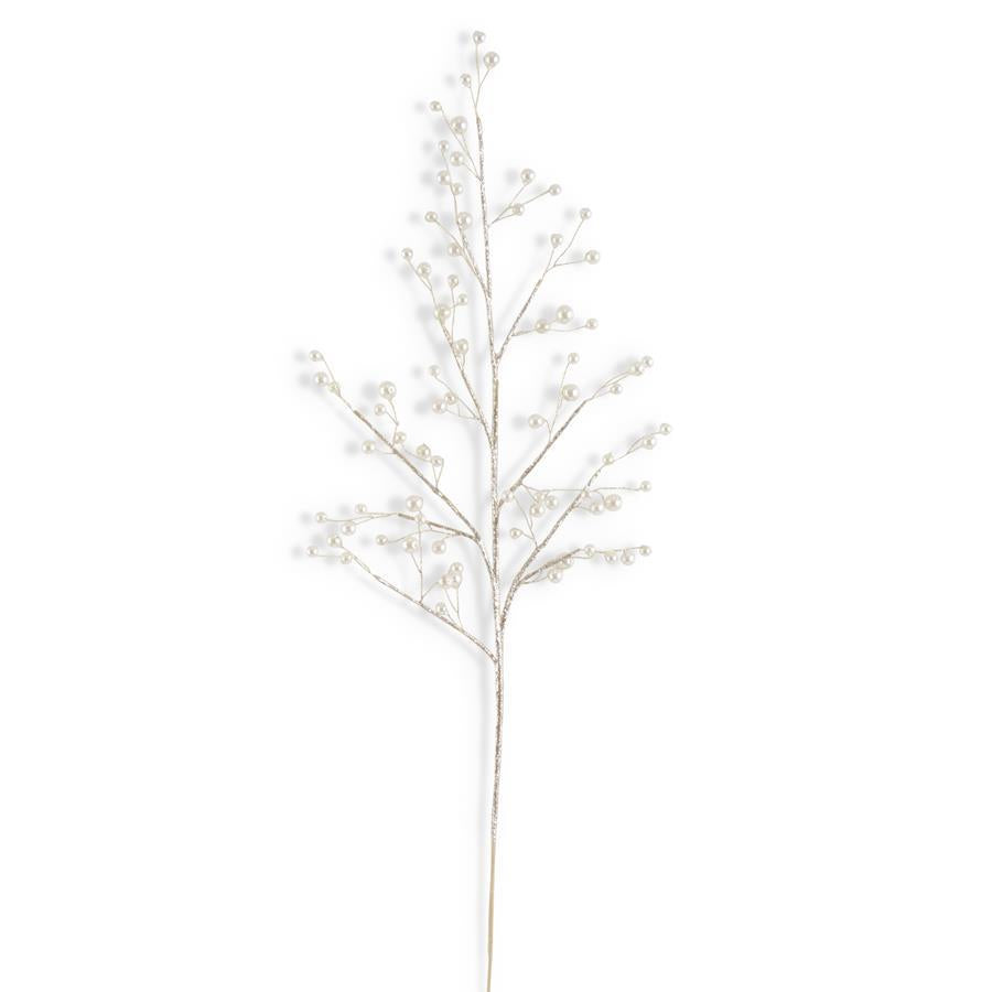 29" Gold Glittered Stem w/ Pearls