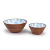 Hydrangea Wood Bowl