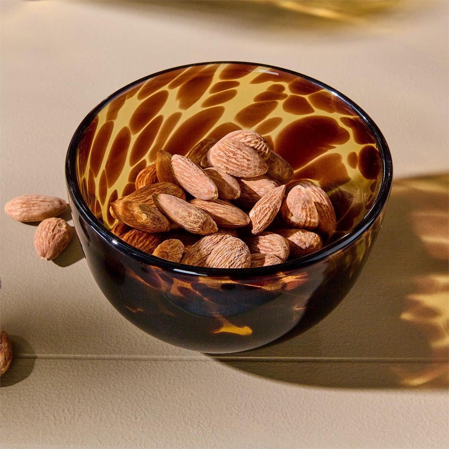 Tortoise Print Tidbit Bowl - S/2