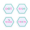Let's Mahj Coaster Set